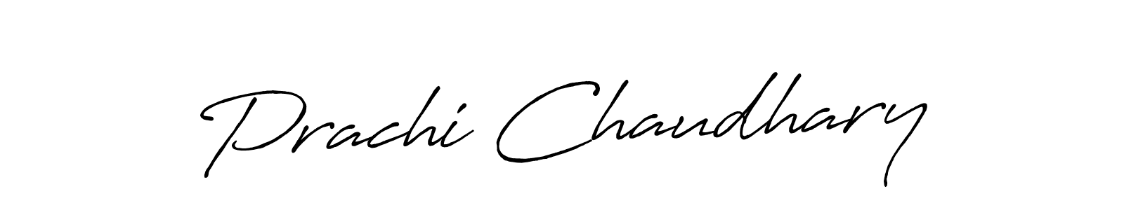 Use a signature maker to create a handwritten signature online. With this signature software, you can design (Antro_Vectra_Bolder) your own signature for name Prachi Chaudhary. Prachi Chaudhary signature style 7 images and pictures png