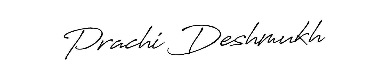 The best way (Antro_Vectra_Bolder) to make a short signature is to pick only two or three words in your name. The name Prachi Deshmukh include a total of six letters. For converting this name. Prachi Deshmukh signature style 7 images and pictures png