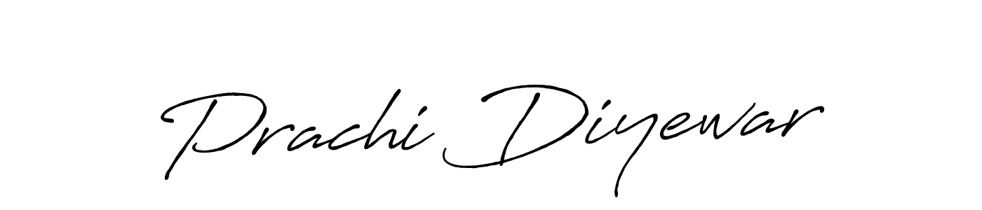 Prachi Diyewar stylish signature style. Best Handwritten Sign (Antro_Vectra_Bolder) for my name. Handwritten Signature Collection Ideas for my name Prachi Diyewar. Prachi Diyewar signature style 7 images and pictures png