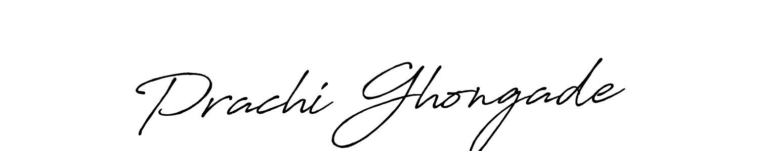 Similarly Antro_Vectra_Bolder is the best handwritten signature design. Signature creator online .You can use it as an online autograph creator for name Prachi Ghongade. Prachi Ghongade signature style 7 images and pictures png