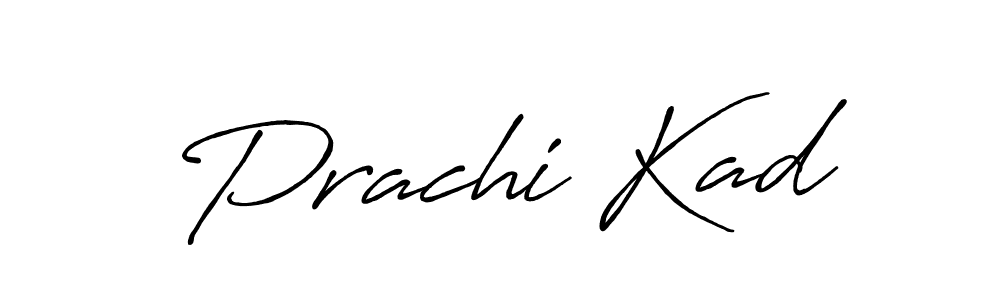 Also You can easily find your signature by using the search form. We will create Prachi Kad name handwritten signature images for you free of cost using Antro_Vectra_Bolder sign style. Prachi Kad signature style 7 images and pictures png
