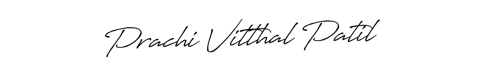 Prachi Vitthal Patil stylish signature style. Best Handwritten Sign (Antro_Vectra_Bolder) for my name. Handwritten Signature Collection Ideas for my name Prachi Vitthal Patil. Prachi Vitthal Patil signature style 7 images and pictures png