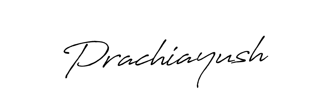 Make a beautiful signature design for name Prachiayush. With this signature (Antro_Vectra_Bolder) style, you can create a handwritten signature for free. Prachiayush signature style 7 images and pictures png