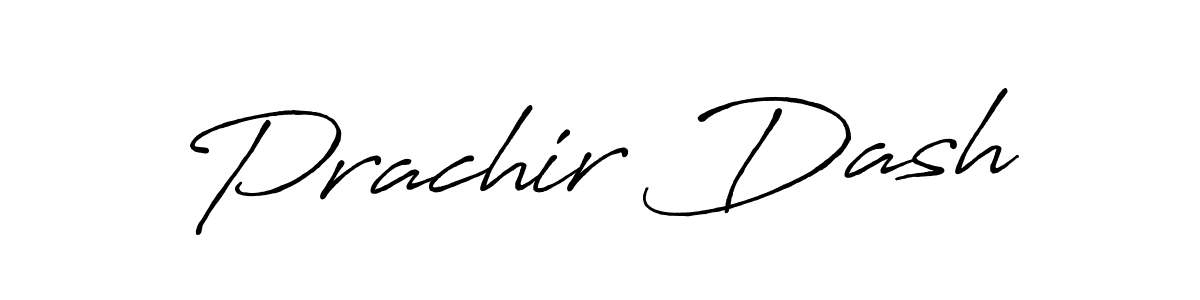 Create a beautiful signature design for name Prachir Dash. With this signature (Antro_Vectra_Bolder) fonts, you can make a handwritten signature for free. Prachir Dash signature style 7 images and pictures png