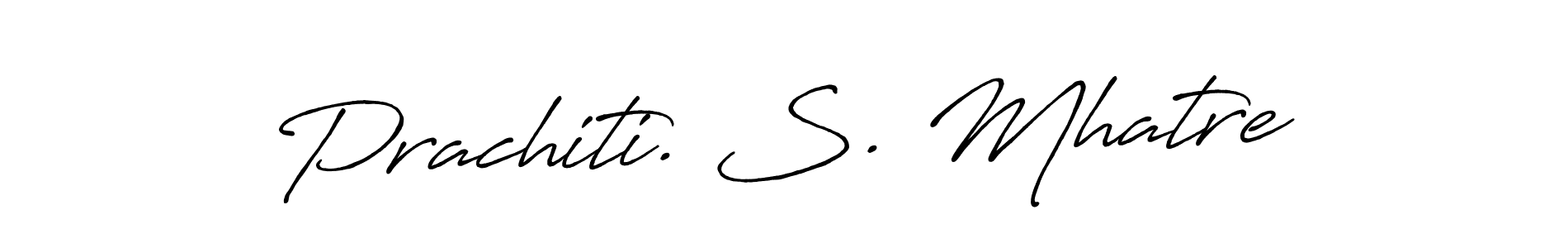 It looks lik you need a new signature style for name Prachiti. S. Mhatre. Design unique handwritten (Antro_Vectra_Bolder) signature with our free signature maker in just a few clicks. Prachiti. S. Mhatre signature style 7 images and pictures png