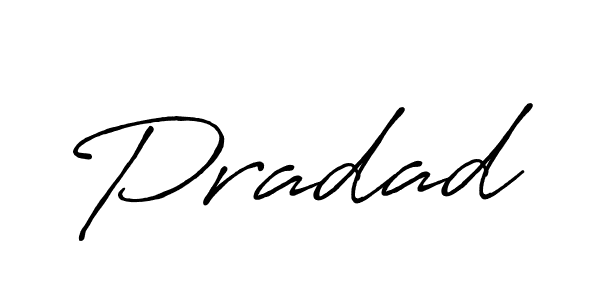Also we have Pradad name is the best signature style. Create professional handwritten signature collection using Antro_Vectra_Bolder autograph style. Pradad signature style 7 images and pictures png