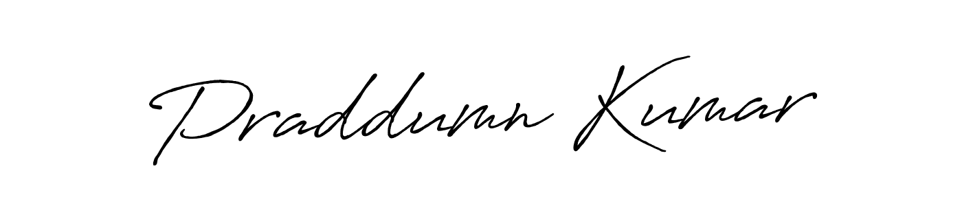 Use a signature maker to create a handwritten signature online. With this signature software, you can design (Antro_Vectra_Bolder) your own signature for name Praddumn Kumar. Praddumn Kumar signature style 7 images and pictures png