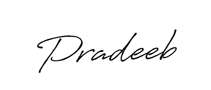 Also we have Pradeeb name is the best signature style. Create professional handwritten signature collection using Antro_Vectra_Bolder autograph style. Pradeeb signature style 7 images and pictures png