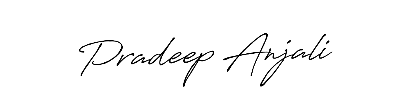 Best and Professional Signature Style for Pradeep Anjali. Antro_Vectra_Bolder Best Signature Style Collection. Pradeep Anjali signature style 7 images and pictures png