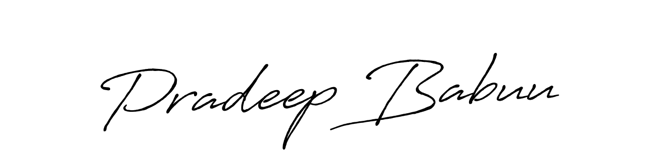 How to Draw Pradeep Babuu signature style? Antro_Vectra_Bolder is a latest design signature styles for name Pradeep Babuu. Pradeep Babuu signature style 7 images and pictures png