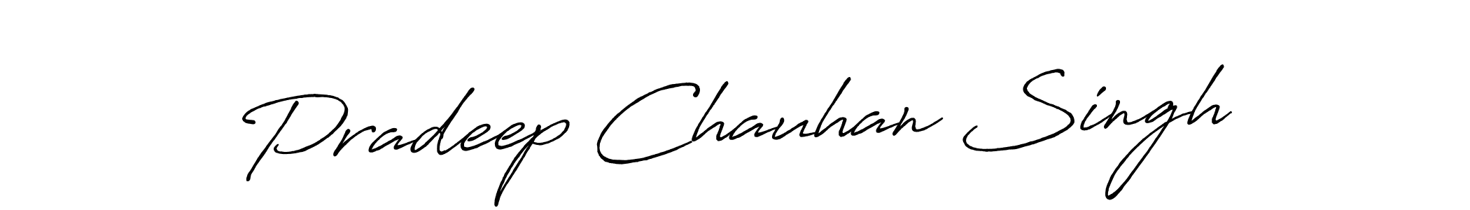 Pradeep Chauhan Singh stylish signature style. Best Handwritten Sign (Antro_Vectra_Bolder) for my name. Handwritten Signature Collection Ideas for my name Pradeep Chauhan Singh. Pradeep Chauhan Singh signature style 7 images and pictures png