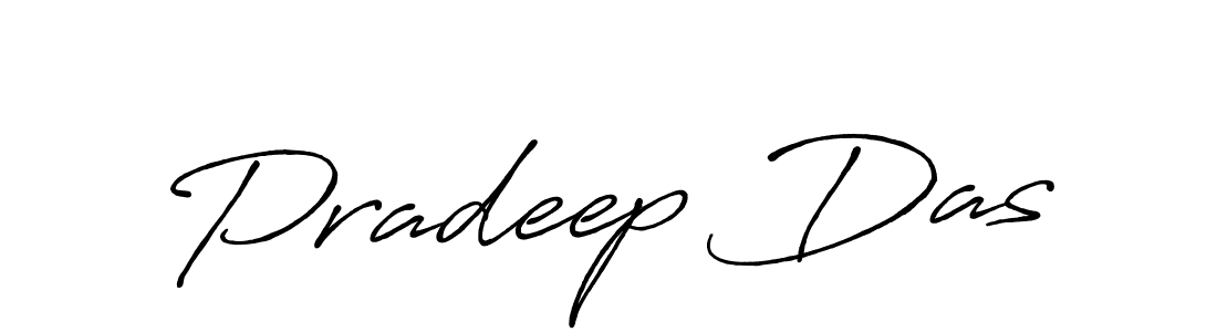 How to make Pradeep Das signature? Antro_Vectra_Bolder is a professional autograph style. Create handwritten signature for Pradeep Das name. Pradeep Das signature style 7 images and pictures png