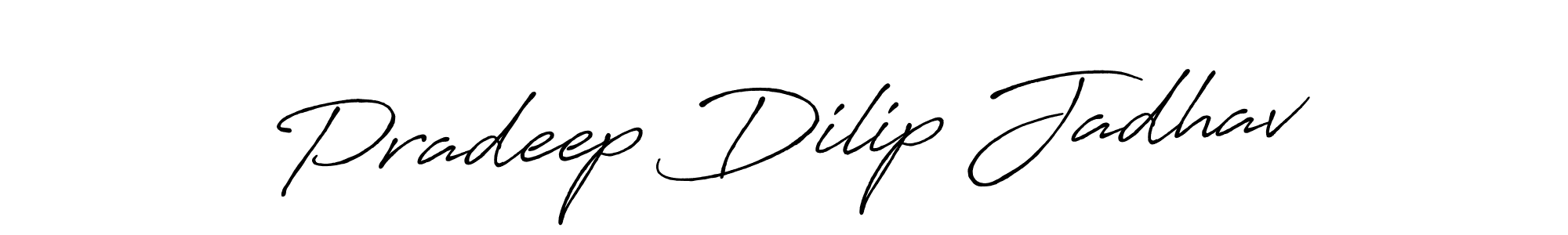 if you are searching for the best signature style for your name Pradeep Dilip Jadhav. so please give up your signature search. here we have designed multiple signature styles  using Antro_Vectra_Bolder. Pradeep Dilip Jadhav signature style 7 images and pictures png