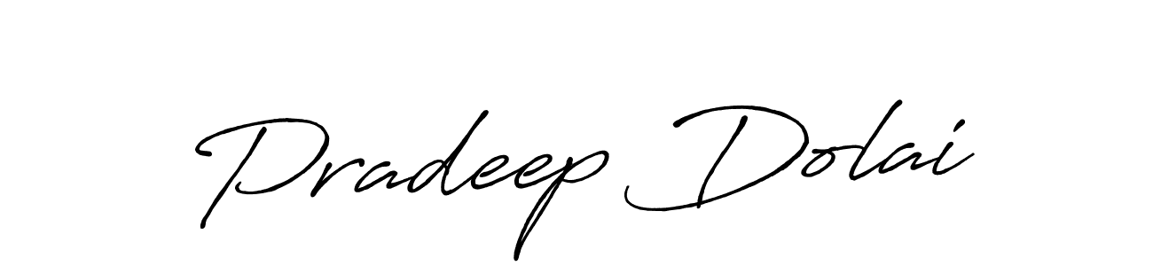 Pradeep Dolai stylish signature style. Best Handwritten Sign (Antro_Vectra_Bolder) for my name. Handwritten Signature Collection Ideas for my name Pradeep Dolai. Pradeep Dolai signature style 7 images and pictures png