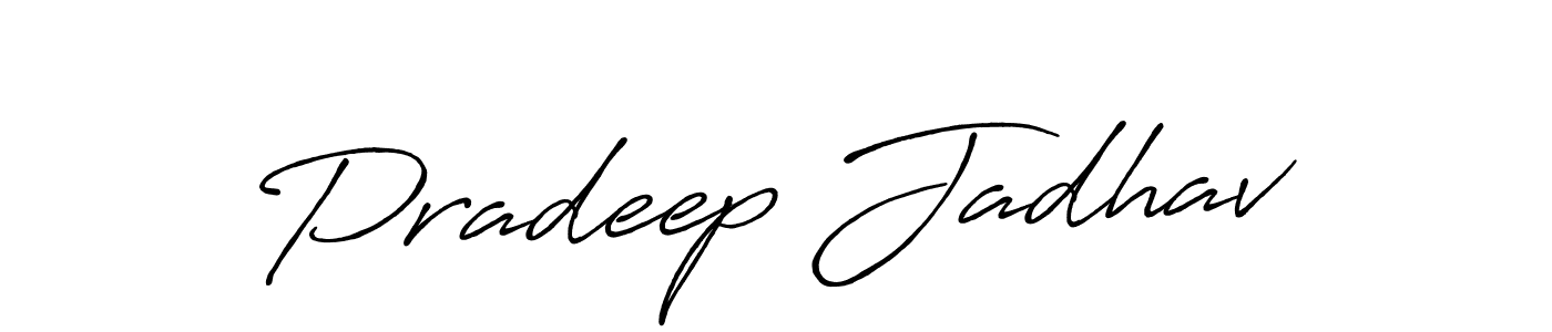 Make a beautiful signature design for name Pradeep Jadhav. Use this online signature maker to create a handwritten signature for free. Pradeep Jadhav signature style 7 images and pictures png