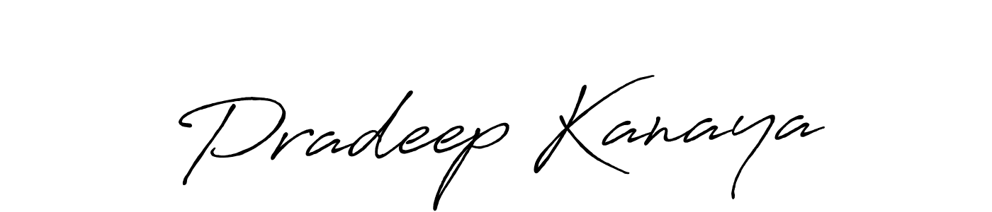 Make a beautiful signature design for name Pradeep Kanaya. Use this online signature maker to create a handwritten signature for free. Pradeep Kanaya signature style 7 images and pictures png
