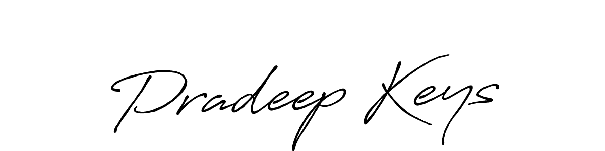 Make a beautiful signature design for name Pradeep Keys. Use this online signature maker to create a handwritten signature for free. Pradeep Keys signature style 7 images and pictures png