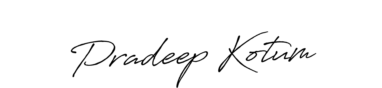 You can use this online signature creator to create a handwritten signature for the name Pradeep Kotum. This is the best online autograph maker. Pradeep Kotum signature style 7 images and pictures png
