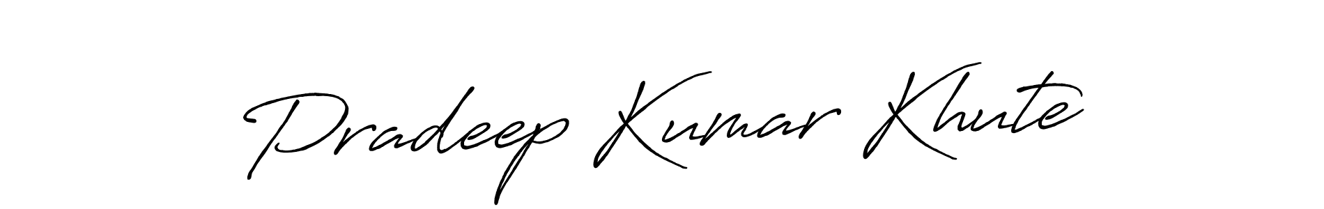 Also we have Pradeep Kumar Khute name is the best signature style. Create professional handwritten signature collection using Antro_Vectra_Bolder autograph style. Pradeep Kumar Khute signature style 7 images and pictures png