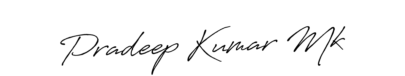 Antro_Vectra_Bolder is a professional signature style that is perfect for those who want to add a touch of class to their signature. It is also a great choice for those who want to make their signature more unique. Get Pradeep Kumar Mk name to fancy signature for free. Pradeep Kumar Mk signature style 7 images and pictures png