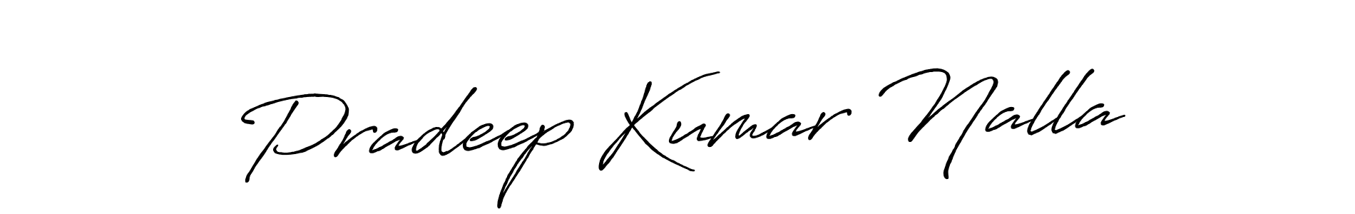 It looks lik you need a new signature style for name Pradeep Kumar Nalla. Design unique handwritten (Antro_Vectra_Bolder) signature with our free signature maker in just a few clicks. Pradeep Kumar Nalla signature style 7 images and pictures png