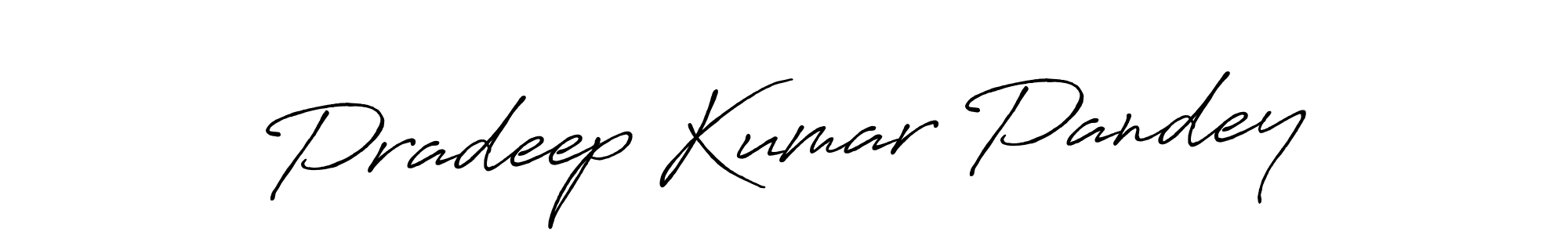 Also we have Pradeep Kumar Pandey name is the best signature style. Create professional handwritten signature collection using Antro_Vectra_Bolder autograph style. Pradeep Kumar Pandey signature style 7 images and pictures png