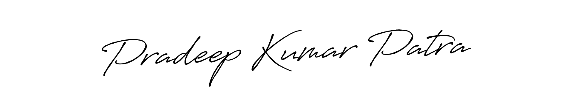 Pradeep Kumar Patra stylish signature style. Best Handwritten Sign (Antro_Vectra_Bolder) for my name. Handwritten Signature Collection Ideas for my name Pradeep Kumar Patra. Pradeep Kumar Patra signature style 7 images and pictures png