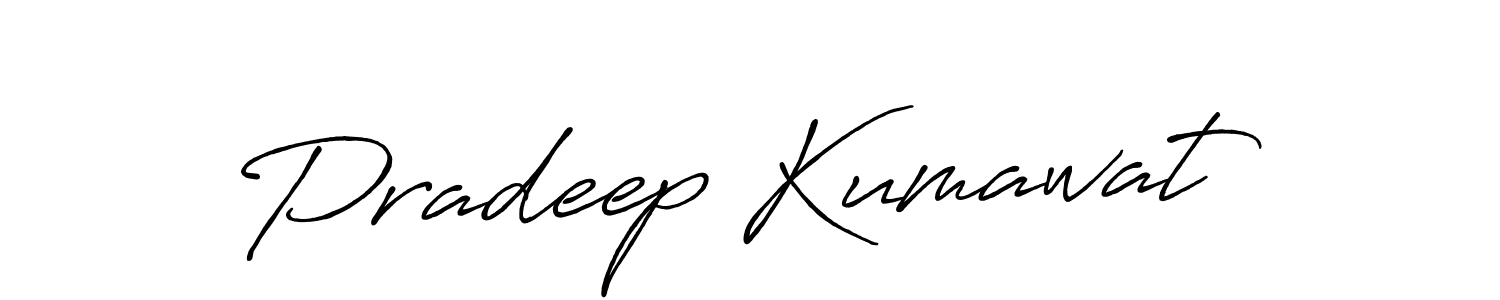 Also we have Pradeep Kumawat name is the best signature style. Create professional handwritten signature collection using Antro_Vectra_Bolder autograph style. Pradeep Kumawat signature style 7 images and pictures png