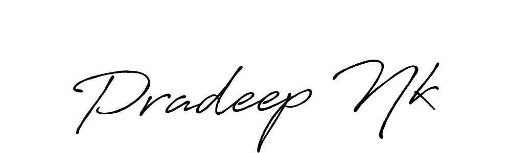 if you are searching for the best signature style for your name Pradeep Nk. so please give up your signature search. here we have designed multiple signature styles  using Antro_Vectra_Bolder. Pradeep Nk signature style 7 images and pictures png