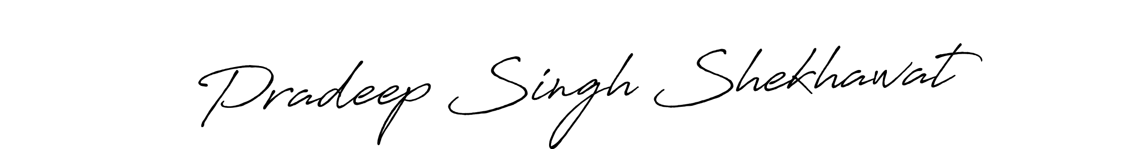Also we have Pradeep Singh Shekhawat name is the best signature style. Create professional handwritten signature collection using Antro_Vectra_Bolder autograph style. Pradeep Singh Shekhawat signature style 7 images and pictures png
