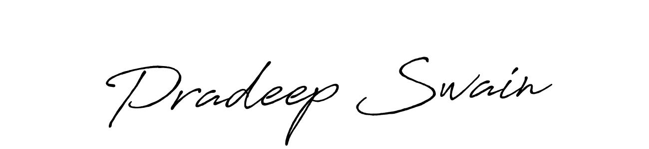 Also we have Pradeep Swain name is the best signature style. Create professional handwritten signature collection using Antro_Vectra_Bolder autograph style. Pradeep Swain signature style 7 images and pictures png