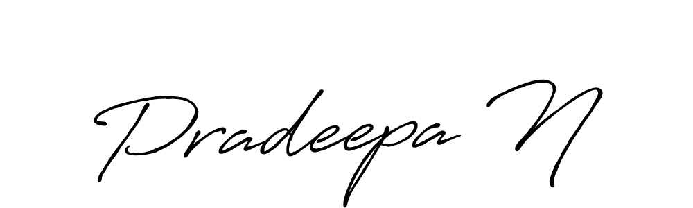 See photos of Pradeepa N official signature by Spectra . Check more albums & portfolios. Read reviews & check more about Antro_Vectra_Bolder font. Pradeepa N signature style 7 images and pictures png