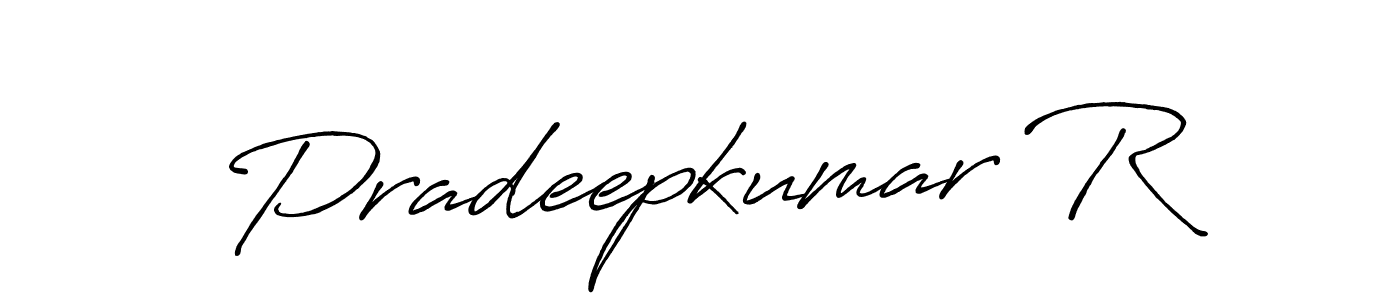 Here are the top 10 professional signature styles for the name Pradeepkumar R. These are the best autograph styles you can use for your name. Pradeepkumar R signature style 7 images and pictures png
