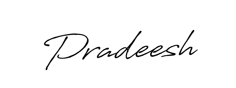 Also we have Pradeesh name is the best signature style. Create professional handwritten signature collection using Antro_Vectra_Bolder autograph style. Pradeesh signature style 7 images and pictures png