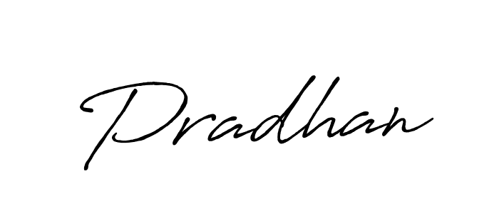 How to make Pradhan signature? Antro_Vectra_Bolder is a professional autograph style. Create handwritten signature for Pradhan name. Pradhan signature style 7 images and pictures png
