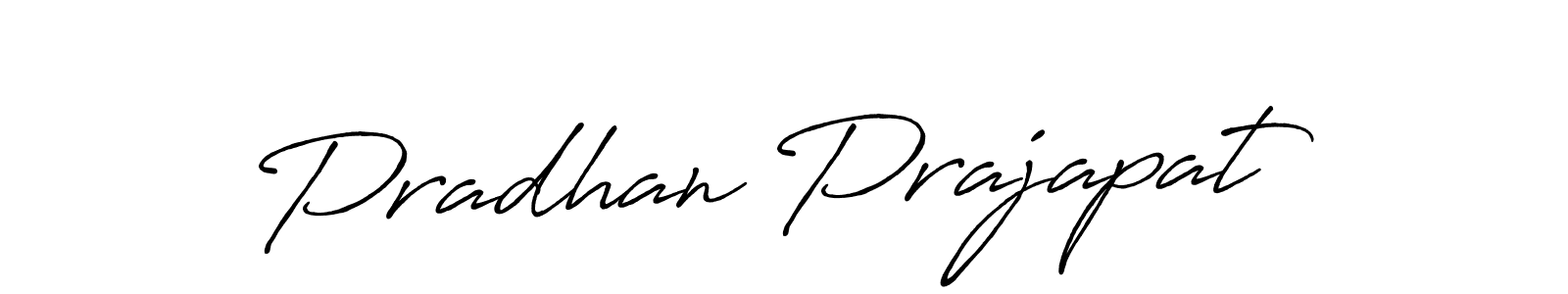 Also You can easily find your signature by using the search form. We will create Pradhan Prajapat name handwritten signature images for you free of cost using Antro_Vectra_Bolder sign style. Pradhan Prajapat signature style 7 images and pictures png