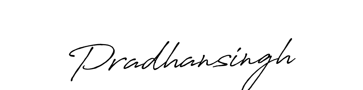 How to make Pradhansingh name signature. Use Antro_Vectra_Bolder style for creating short signs online. This is the latest handwritten sign. Pradhansingh signature style 7 images and pictures png