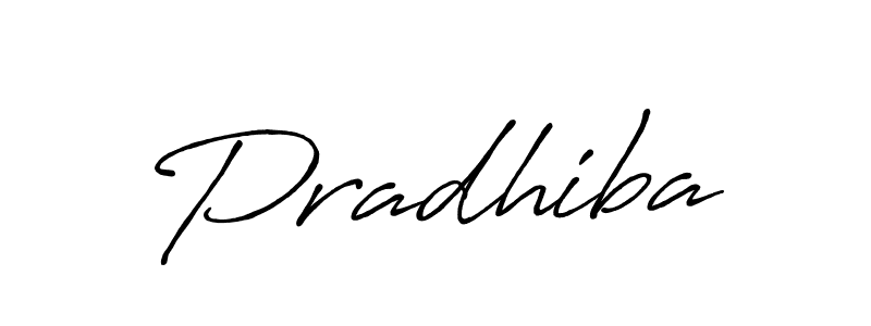 Create a beautiful signature design for name Pradhiba. With this signature (Antro_Vectra_Bolder) fonts, you can make a handwritten signature for free. Pradhiba signature style 7 images and pictures png