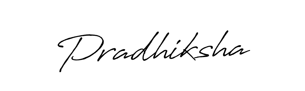 Also we have Pradhiksha name is the best signature style. Create professional handwritten signature collection using Antro_Vectra_Bolder autograph style. Pradhiksha signature style 7 images and pictures png