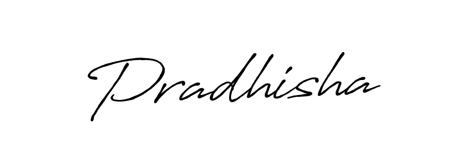Make a beautiful signature design for name Pradhisha. With this signature (Antro_Vectra_Bolder) style, you can create a handwritten signature for free. Pradhisha signature style 7 images and pictures png