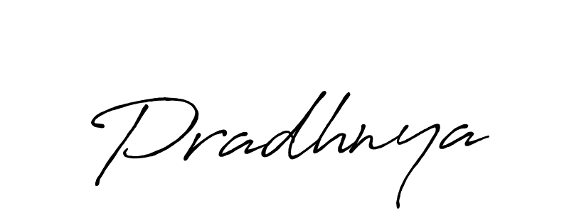 Pradhnya stylish signature style. Best Handwritten Sign (Antro_Vectra_Bolder) for my name. Handwritten Signature Collection Ideas for my name Pradhnya. Pradhnya signature style 7 images and pictures png
