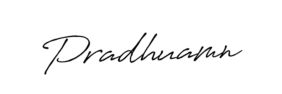 How to make Pradhuamn signature? Antro_Vectra_Bolder is a professional autograph style. Create handwritten signature for Pradhuamn name. Pradhuamn signature style 7 images and pictures png