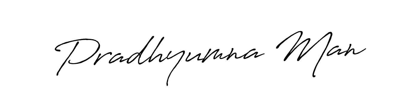 Use a signature maker to create a handwritten signature online. With this signature software, you can design (Antro_Vectra_Bolder) your own signature for name Pradhyumna Man. Pradhyumna Man signature style 7 images and pictures png