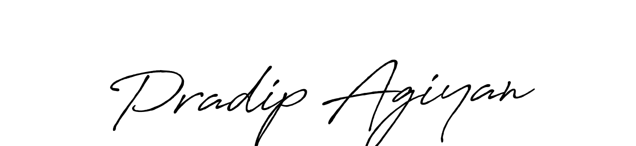Make a beautiful signature design for name Pradip Agiyan. Use this online signature maker to create a handwritten signature for free. Pradip Agiyan signature style 7 images and pictures png