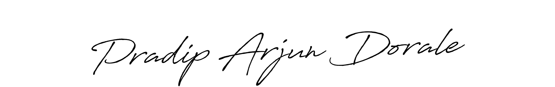 Design your own signature with our free online signature maker. With this signature software, you can create a handwritten (Antro_Vectra_Bolder) signature for name Pradip Arjun Dorale. Pradip Arjun Dorale signature style 7 images and pictures png