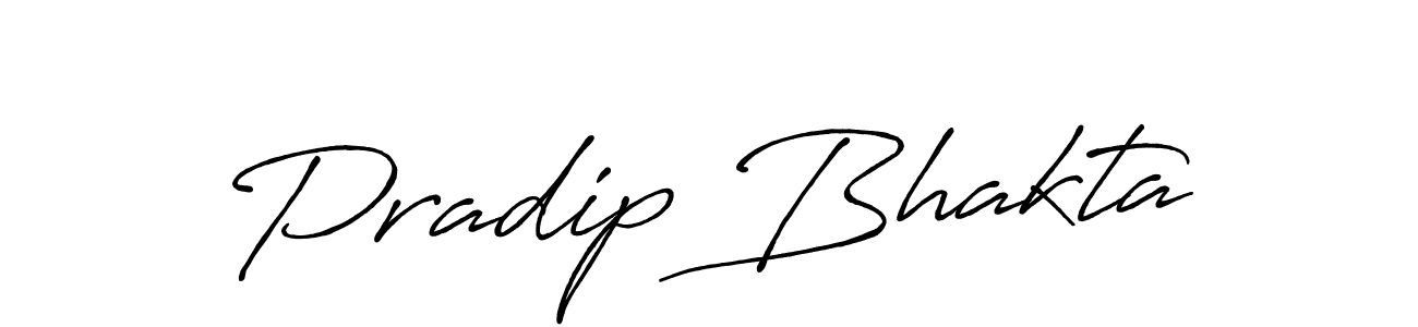 Design your own signature with our free online signature maker. With this signature software, you can create a handwritten (Antro_Vectra_Bolder) signature for name Pradip Bhakta. Pradip Bhakta signature style 7 images and pictures png