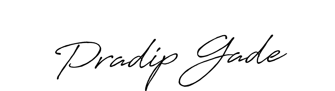 Also You can easily find your signature by using the search form. We will create Pradip Gade name handwritten signature images for you free of cost using Antro_Vectra_Bolder sign style. Pradip Gade signature style 7 images and pictures png