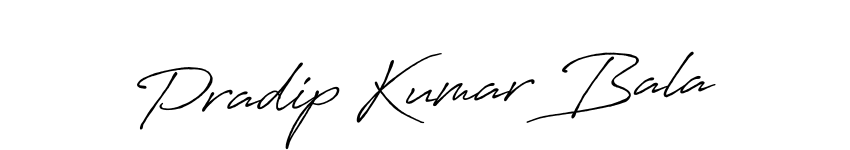 Pradip Kumar Bala stylish signature style. Best Handwritten Sign (Antro_Vectra_Bolder) for my name. Handwritten Signature Collection Ideas for my name Pradip Kumar Bala. Pradip Kumar Bala signature style 7 images and pictures png