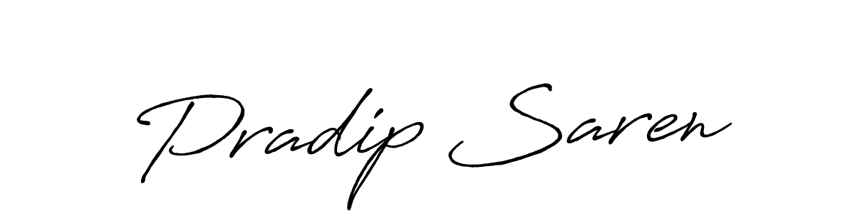 Similarly Antro_Vectra_Bolder is the best handwritten signature design. Signature creator online .You can use it as an online autograph creator for name Pradip Saren. Pradip Saren signature style 7 images and pictures png