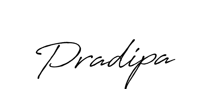 Pradipa stylish signature style. Best Handwritten Sign (Antro_Vectra_Bolder) for my name. Handwritten Signature Collection Ideas for my name Pradipa. Pradipa signature style 7 images and pictures png